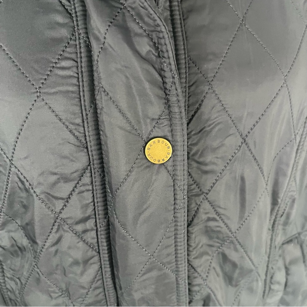 Barbour Black Beadnell Polarquilt Jacket 2X Plus Size NWT Women's Tartan Lined - Picture 6 of 13